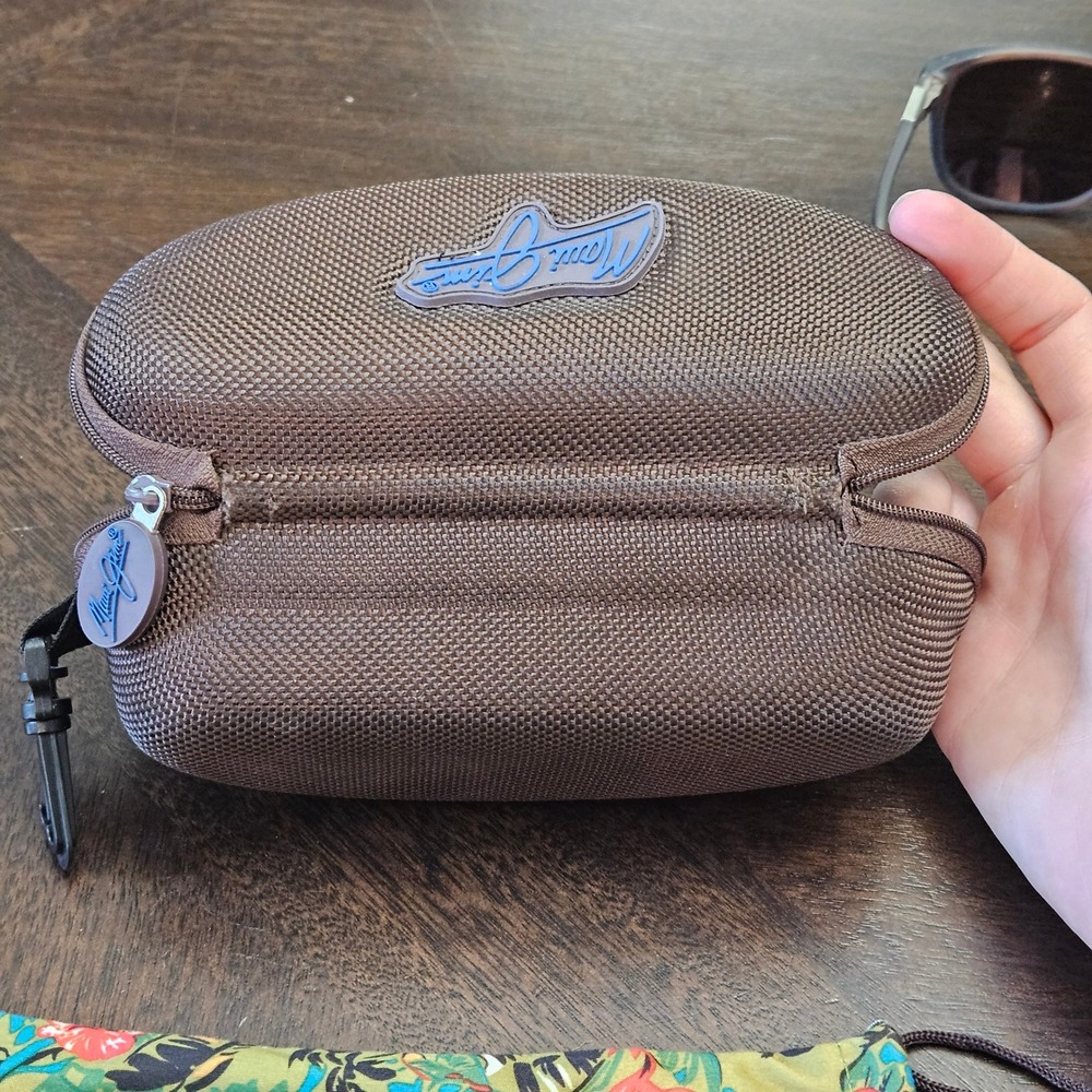 Maui Jim Wakea MJ 745-10MR Matte Tortoise Sunglasses Made in Italy with Case‎ - Picture 13 of 14